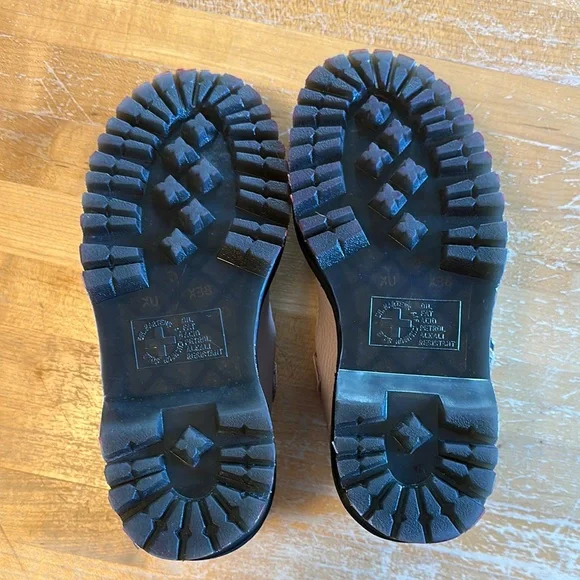 Dr. Martens Purple Platform Shoes - Picture 5 of 6